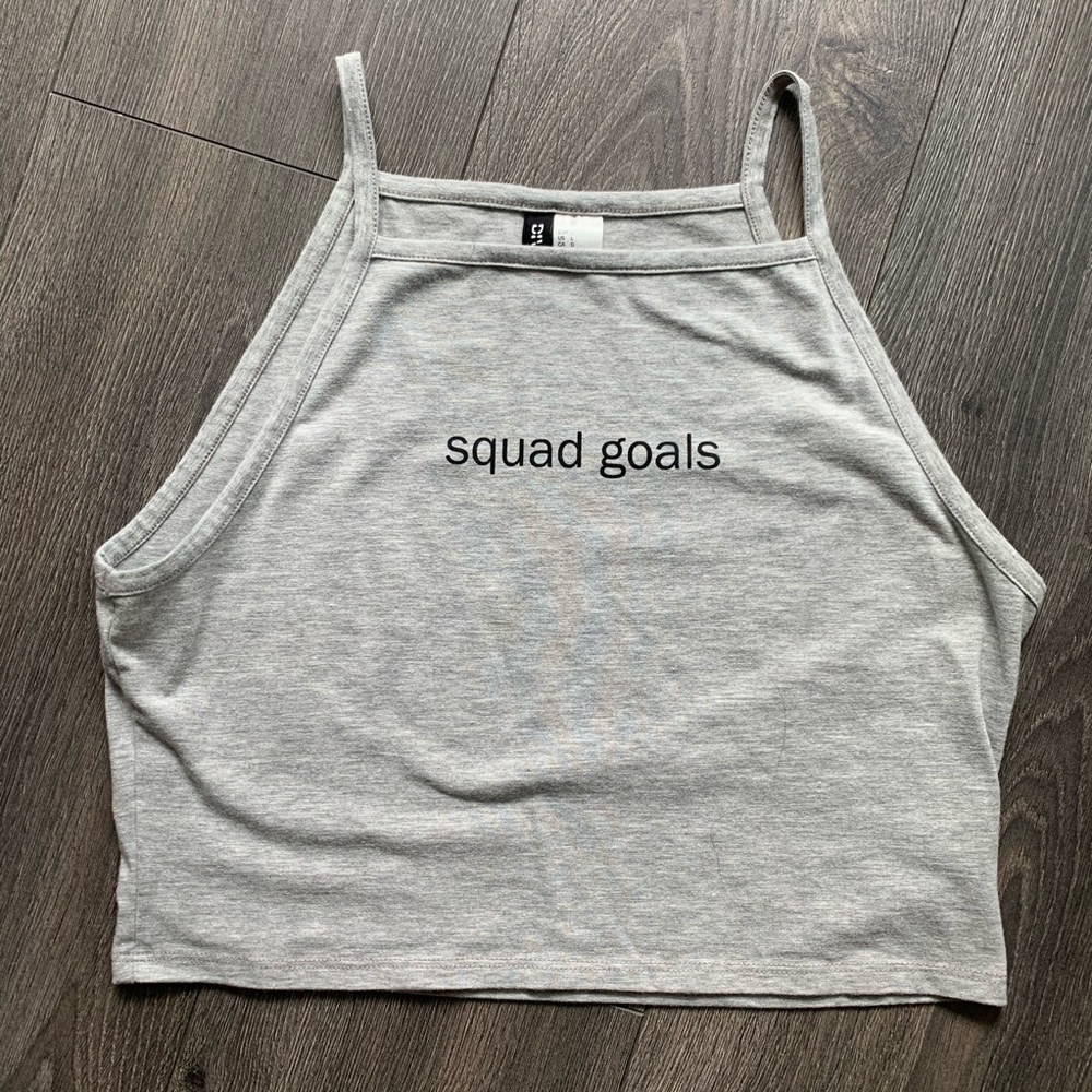 Squad Goals Crop Top